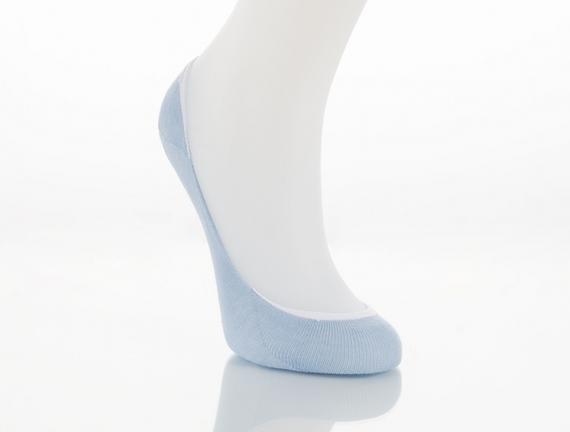 2'li Kadın Babet Çorap - Mavi