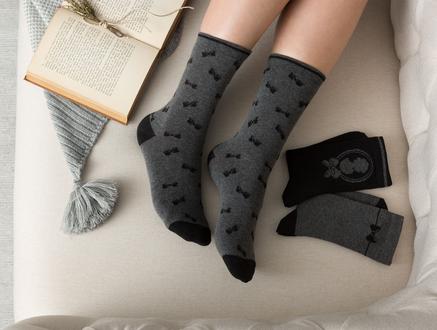 Maison Kadın 3'lü Soket Çorap - Siyah