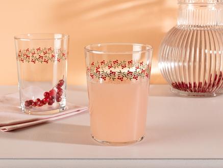 Pierretta-Cherry Bloom 4'lü Meşrubat Bardağı Seti 510 ml