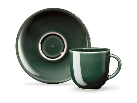 Morane 2'li Kahve Fincan Seti - Yeşil