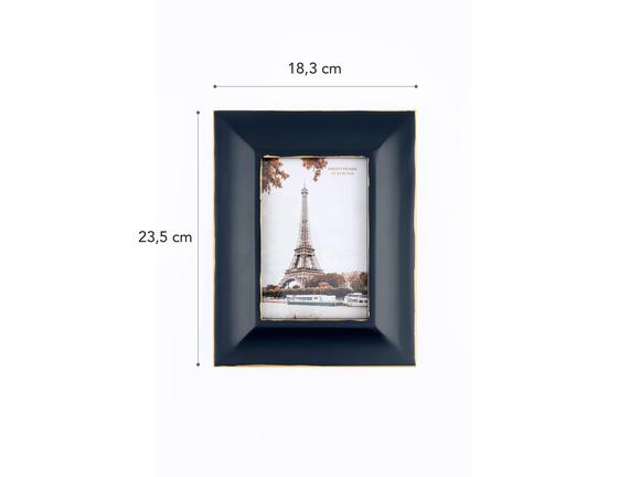 Helenne Küçük Çerçeve - Lacivert 23,5x18,3x2 cm
