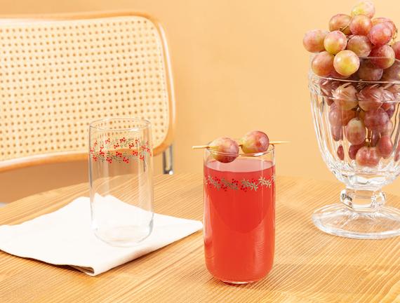 Musette-Cherry Bloom 4'lü Meşrubat Bardağı Seti 365 ml