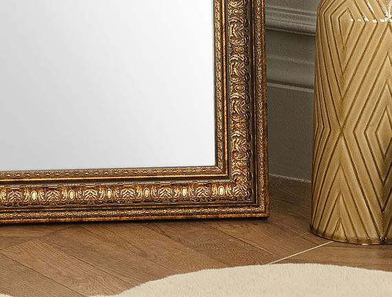 Belda Ayna - Kahverengi - 57x160x8 cm
