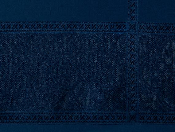 Moroccon Masa Örtüsü - Lacivert - 160x230 cm