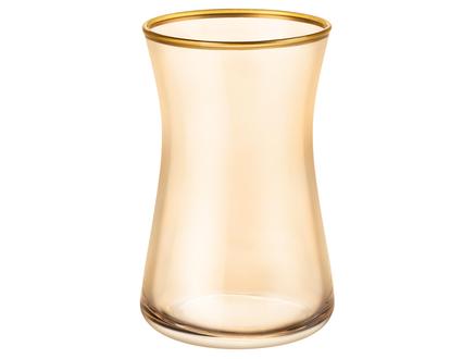 Esperanza Altın Yaldızlı Amber 6'lı Çay Bardağı Seti 170 ml
