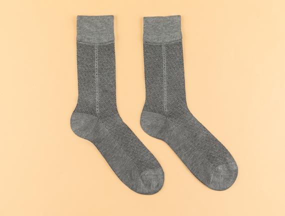 Foucon Erkek Soket Çorap - Gri