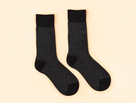 Tıgre Erkek Soket Çorap - Siyah
