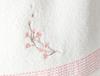 Kris Nakışlı Yüz Havlusu - Beyaz - 50x76 cm