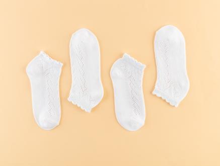 Reseau Kadın 2'li Patik Çorap - Beyaz
