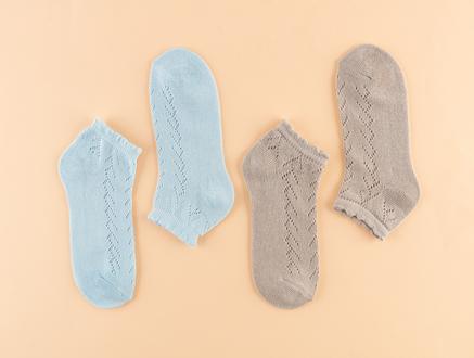 Reseau Kadın 2'li Patik Çorap - Taş