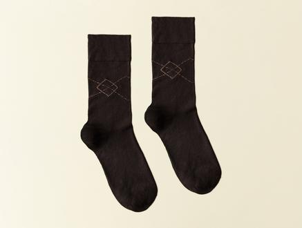 Lıon Erkek Soket Çorap - Kahverengi