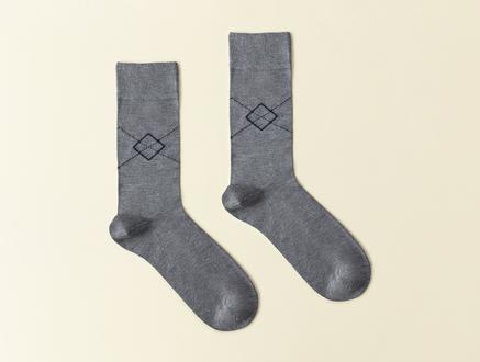 Lıon Erkek Soket Çorap - Gri